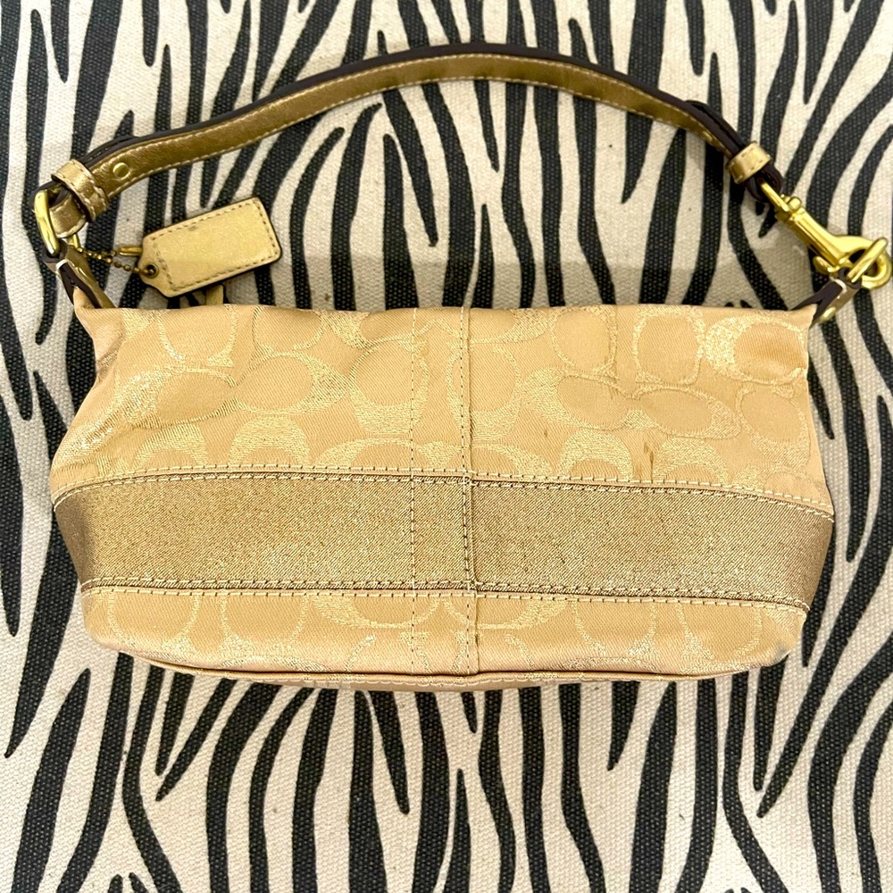 COACH - Gold Glitter Handbag